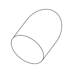cylindrical shape outline design