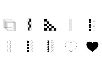 Geometric Minimalist Element Set