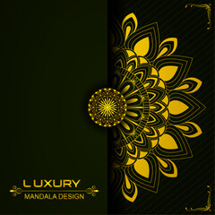 Traditional Floral Mandala with Creative Line Art &ndash; Vector for Invitation Card, Greeting Print, Poster Design, Celebration Template, Cultural Ornament, Festive Background

