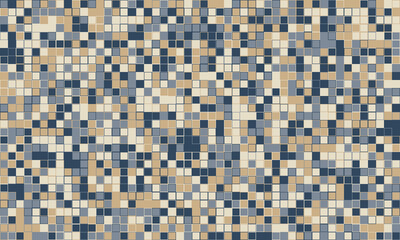 Abstract mosaic tile texture in muted beige, blue, and gray tones.  Perfect for backgrounds, website designs, or textile patterns.