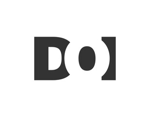 DOI logo design. Initial letter D O I bold font style for tech startups, consulting, corporate branding. Creative company name, headlines typography identity, trendy logotype.