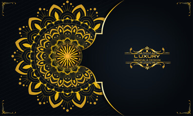 Floral Geometric Mandala Design – Decorative Symmetrical Artwork for Spiritual Projects, Fabric Prints, Posters, and Wellness Branding, Stationary | Floral pattern vector with golden color 