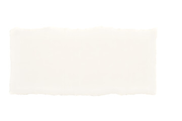 Obraz premium Torn Paper Texture: A piece of off-white paper with a roughly torn edge, showcasing a natural, textured surface ideal for design projects and adding a vintage or rustic feel.