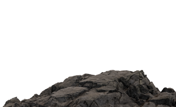 Rocky mountain peak edge, with scattered highlights