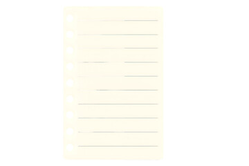 Blank Lined Paper: A close-up shot of a sheet of lined paper, perfect for capturing notes, letters, or any written content. Evokes the blank canvas ready for ideas.