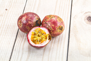 Tropical exotic Maracuya Passion fruit