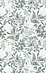 Beautiful leaf composition for Fabric or other things. 