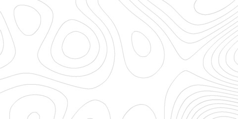 The black lines on white contours topography stylized abstract geographical map background, Contour maps,  Topo contour map of geology,  The concept of a conditional geography scheme with lines.