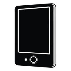 Tablet computer device with keyboard flat icon for apps and websites, Computer tablet device flat vector icon for apps and websites, Computer Screen icons thin line illustrations designs, Computer.