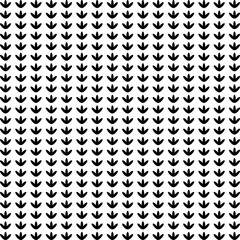 vector seamless pattern with small clover pattern decoration art fabric tile used pattern element monocgrome ornament decoration 