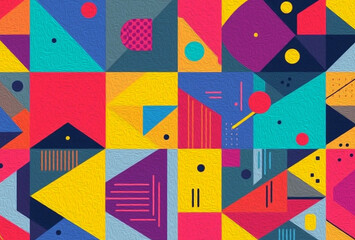 Abstract technology background. . Oil paint illustration.