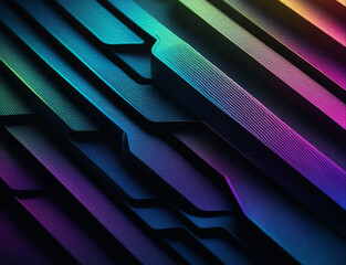 Abstract technology background. . Oil paint illustration.