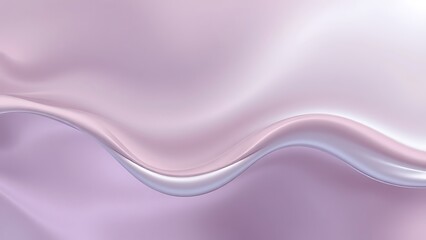 Fototapeta premium メタリックな輝きを纏うパープルの波