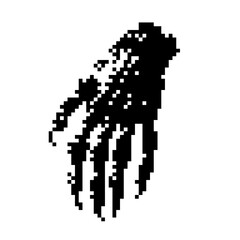 Dark Aesthetic Dithering Graphic Element