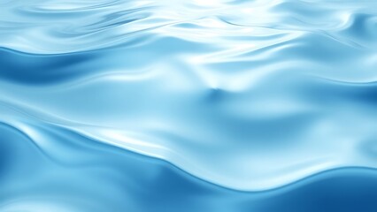 Fototapeta premium 光輝くダイナミックな青い波