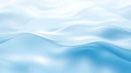 Fototapeta premium 明るいブルーのマットな波模様