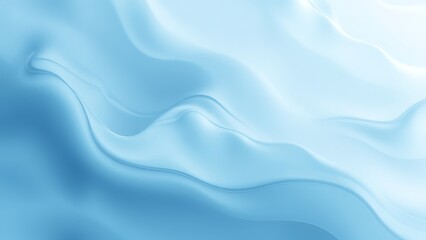 Obraz premium 白から青へ変化する波の背景