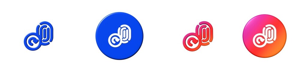 fingerprint refresh 3D icon