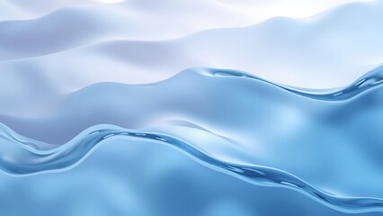 Obraz premium 水と空気の境界のような波