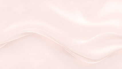 Obraz premium 淡いピンクベージュの繊細な波線