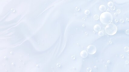 波打つ背景に集まる白い泡