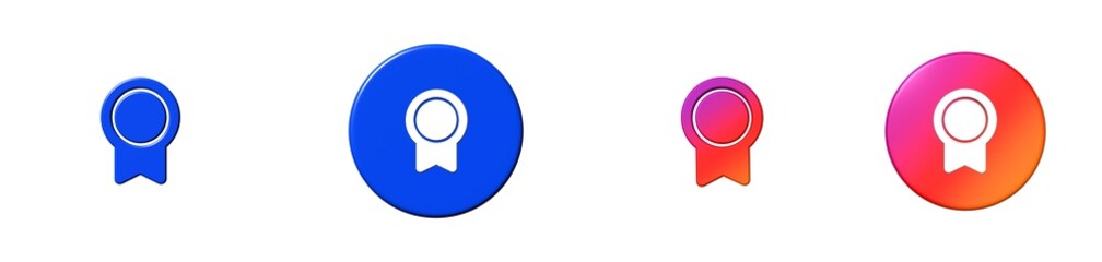 medal phosphor 3D icon