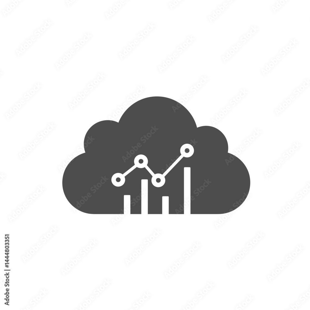 Poster cloud data analysis: a symbolic representation of data analysis and storage. the cloud symbol repres
