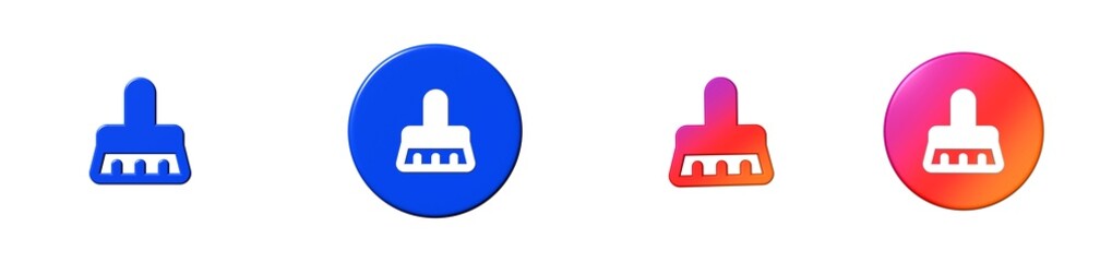 mop household 3D icon