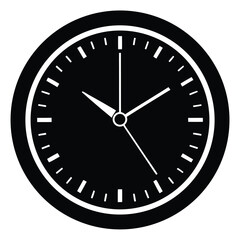 Clock Faces. Clock Dial. Empty Mechanical Watch Face With Arrows - Minute and Hour Marks. Arabic and Roman Numbers. Vector Set on White Background, Silver clock face with midnight time. 3d platinum.