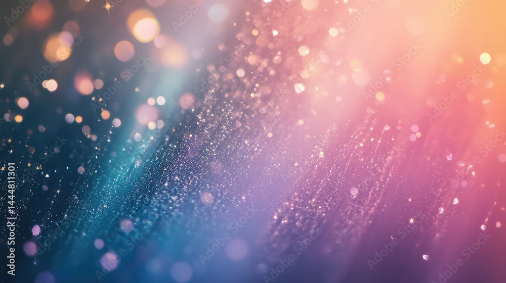 Poster vibrant abstract background with bokeh effects and soft color gradients showcasing dynamic light and