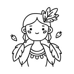 girl with feathers icon, girl with feathers vector illustration-simple illustration of girl with feathers, perfect for girl with feathers logos and icons