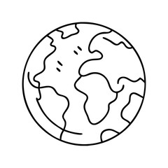 glossy earth icon, glossy earth vector illustration-simple illustration of glossy earth, perfect for glossy earth logos and icons
