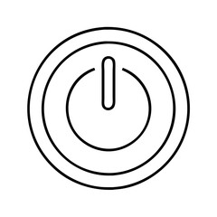 glossy green power button icon, glossy green power button vector illustration-simple illustration of glossy green power button, perfect for glossy green power button logos and icons