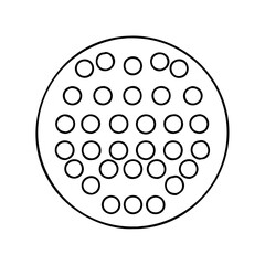 golf ball icon, golf ball vector illustration-simple illustration of golf ball, perfect for golf ball logos and icons