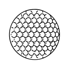 golf ball icon, golf ball vector illustration-simple illustration of golf ball, perfect for golf ball logos and icons