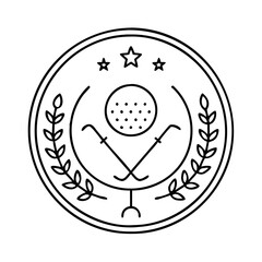 golf club logo icon, golf club logo vector illustration-simple illustration of golf club logo, perfect for golf club logo logos and icons