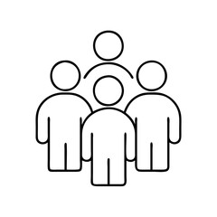 people group icon icon, people group icon vector illustration-simple illustration of people group icon, perfect for people group icon logos and icons