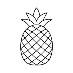 pineapple icon icon, pineapple icon vector illustration-simple illustration of pineapple icon, perfect for pineapple icon logos and icons