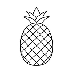 pineapple icon icon, pineapple icon vector illustration-simple illustration of pineapple icon, perfect for pineapple icon logos and icons