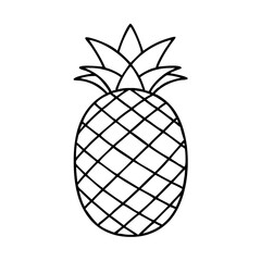 pineapple icon icon, pineapple icon vector illustration-simple illustration of pineapple icon, perfect for pineapple icon logos and icons