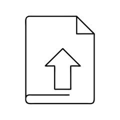 file upload icon, file upload vector illustration-simple illustration of file upload, perfect for file upload logos and icons
