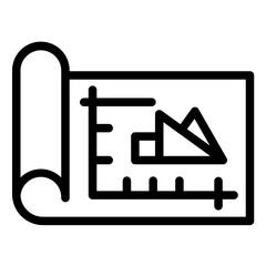 Blueprint Line Icon Style