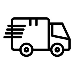 Delivery Line Icon Style