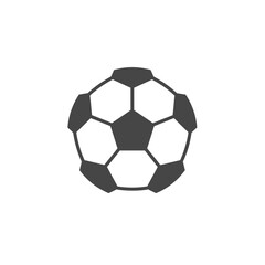 Fototapeta premium Soccer ball: A classic soccer ball, captured with a minimalist aesthetic. The image features a detailed view of the iconic black and white pentagons and hexagons.