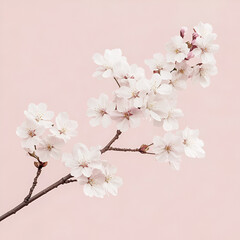 Obraz premium Cherry blossom blooming event japan floral photography soft background close-up view beauty of nature