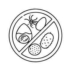 allergen icon icon, allergen icon vector illustration-simple illustration of allergen icon, perfect for allergen icon logos and icons