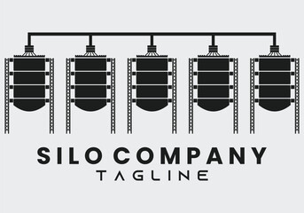 silo logo vector illustration design © pramzstadobe