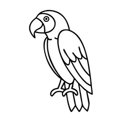ara parrot icon icon, ara parrot icon vector illustration-simple illustration of ara parrot icon, perfect for ara parrot icon logos and icons