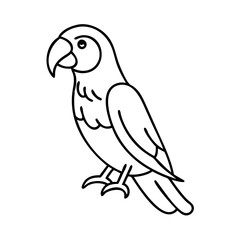 ara parrot icon icon, ara parrot icon vector illustration-simple illustration of ara parrot icon, perfect for ara parrot icon logos and icons