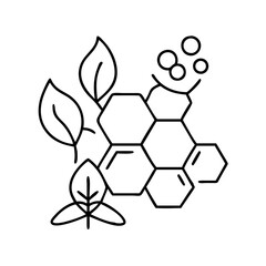 Obraz premium bio elements icon, bio elements vector illustration-simple illustration of bio elements, perfect for bio elements logos and icons